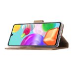 Hoesje geschikt voor Samsung Galaxy A41 - Bookcase Goud - portemonnee hoesje