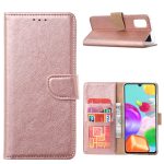 Hoesje geschikt voor Samsung Galaxy A41 - Bookcase Rose Goud - portemonnee hoesje
