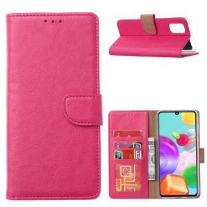 Hoesje geschikt voor Samsung Galaxy A41 - Bookcase Roze- portemonnee hoesje