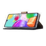 Hoesje geschikt voor Samsung Galaxy A41 - Bookcase Zwart - portemonnee hoesje