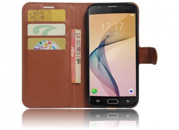 Hoesje geschikt voor Samsung Galaxy A5 2017 - Bookcase Bruin - portemonnee hoesje