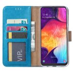 Hoesje geschikt voor Samsung Galaxy A50 - Bookcase Turquoise- portemonnee hoesje