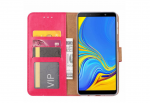 Hoesje geschikt voor Samsung Galaxy A7 2018 - Bookcase Roze - portemonnee hoesje