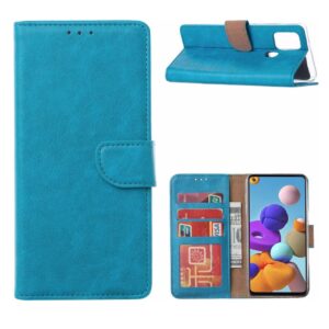 Hoesje geschikt voor Samsung Galaxy A7 2018 - Bookcase Turquoise - portemonnee hoesje