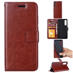 Hoesje geschikt voor Samsung Galaxy A70 / A70S - Bookcase Bruin- portemonee hoesje