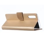 Hoesje geschikt voor Samsung Galaxy A70 / A70S - Bookcase Goud- portemonee hoesje