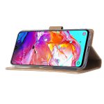 Hoesje geschikt voor Samsung Galaxy A70 / A70S - Bookcase Goud- portemonee hoesje