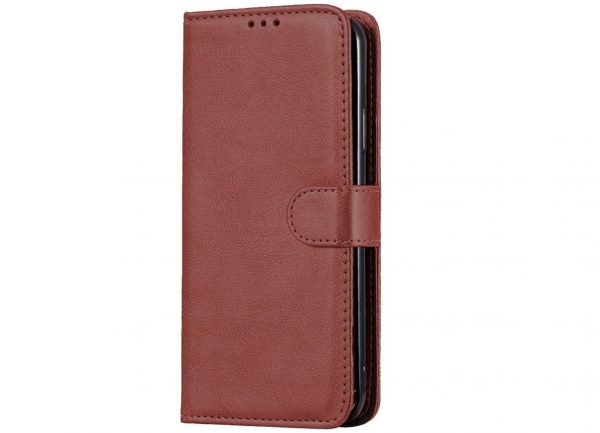 Hoesje geschikt voor Samsung Galaxy A71 - Bookcase Bruin - portemonnee hoesje