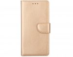 Hoesje geschikt voor Samsung Galaxy A71 - Bookcase Goud - portemonnee hoesje