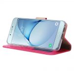 Hoesje geschikt voor Samsung Galaxy A8 (2018) - Bookcase Roze - portemonnee hoesje