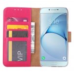 Hoesje geschikt voor Samsung Galaxy A8 (2018) - Bookcase Roze - portemonnee hoesje
