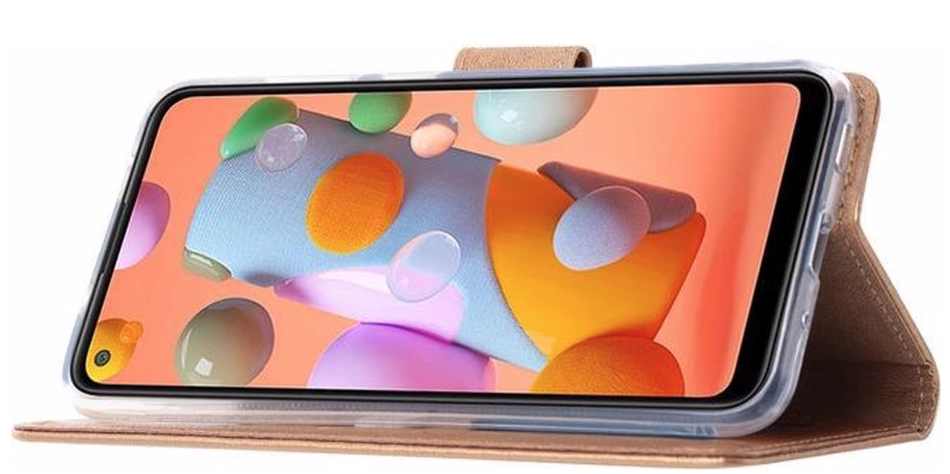 Hoesje geschikt voor Samsung Galaxy A8 (2018) - Bookcase Turquoise- portemonnee hoesje