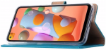 Hoesje geschikt voor Samsung Galaxy A8 (2018) - Bookcase Turquoise- portemonnee hoesje
