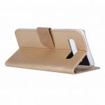 Hoesje geschikt voor Samsung Galaxy S10 - Bookcase Goud - portemonnee hoesje