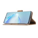 Hoesje geschikt voor Samsung Galaxy S20 - Bookcase Goud - portemonnee hoesje