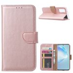Hoesje geschikt voor Samsung Galaxy S20 - Bookcase Rose Goud- portemonnee hoesje