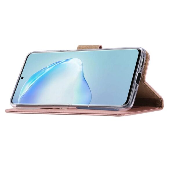 Hoesje geschikt voor Samsung Galaxy S20 - Bookcase Rose Goud- portemonnee hoesje