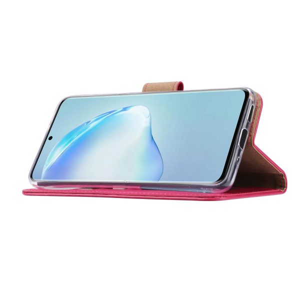 Hoesje geschikt voor Samsung Galaxy S20 - Bookcase Roze- portemonnee hoesje