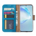 Hoesje geschikt voor Samsung Galaxy S20 - Bookcase Turquoise - portemonnee hoesje