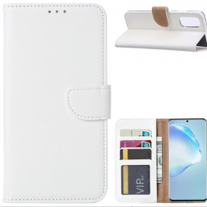 Hoesje geschikt voor Samsung Galaxy S20 Ultra - Bookcase Wit - portemonnee hoesje