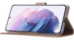 Hoesje geschikt voor Samsung Galaxy S21 Hoesje Book Case Goud