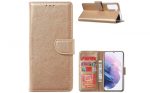 Hoesje geschikt voor Samsung Galaxy S21 Hoesje Book Case Goud