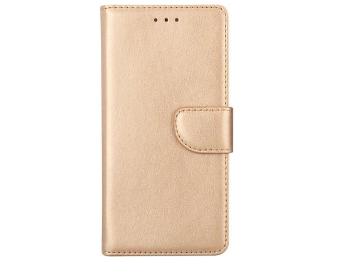 Hoesje geschikt voor Samsung Galaxy S7 - Bookcase Goud- portemonnee hoesje