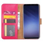 Hoesje geschikt voor Samsung Galaxy S9+ Portemonnee hoesje - Roze