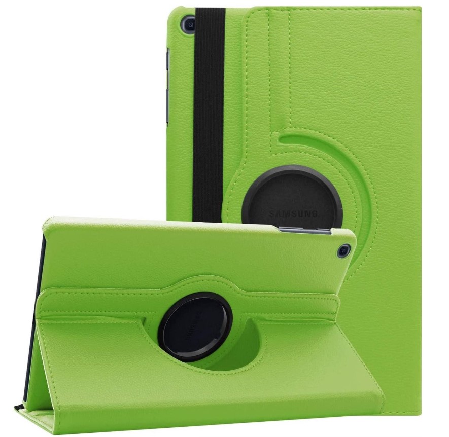 Hoesje geschikt voor Samsung Galaxy Tab A7 (2020) 10.4 inch - Draaibare Tablet Case met Standaard - Groen