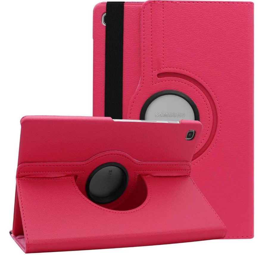 Hoesje geschikt voor Samsung Galaxy Tab A7 (2020) 10.4 inch - Draaibare Tablet Case met Standaard - Roze