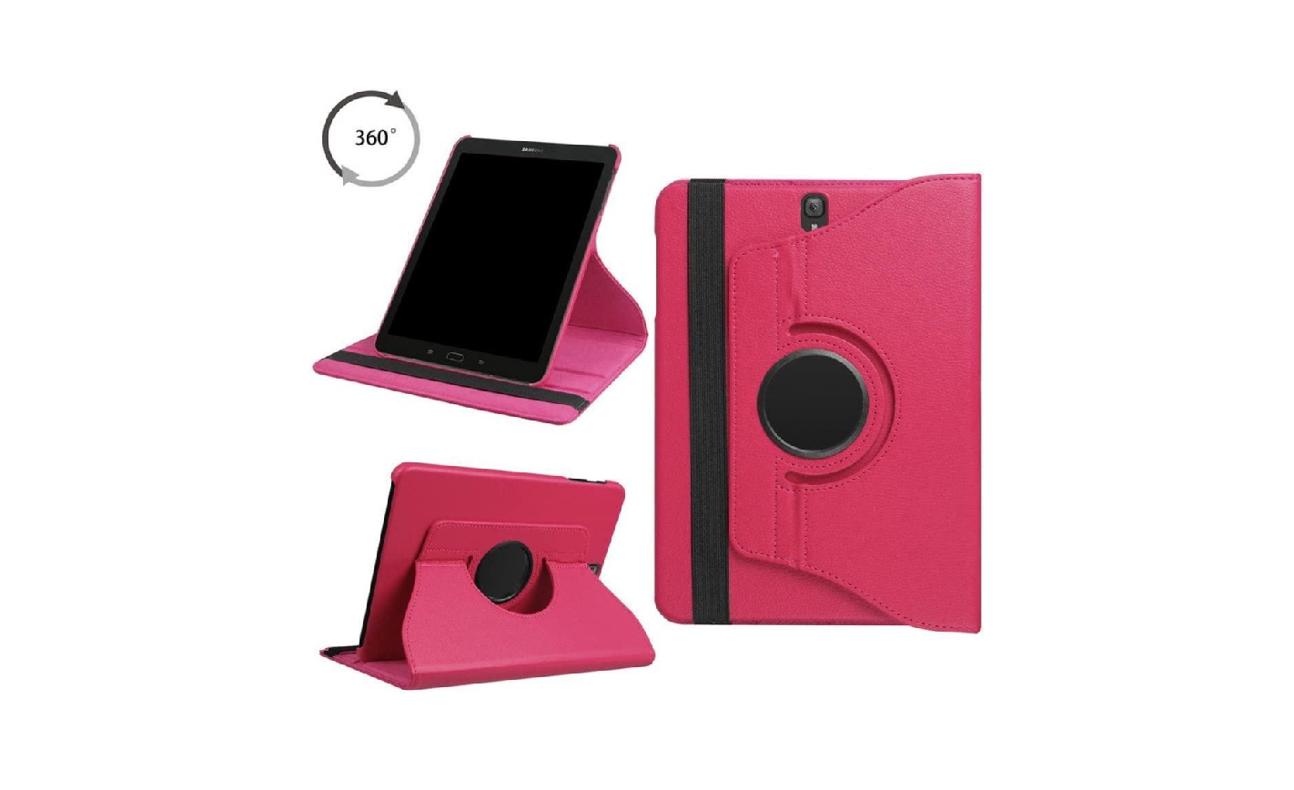 Hoesje geschikt voor Samsung Galaxy Tab S2 9,7 inch T810 T815 Draaibaar Hoesje - Roze