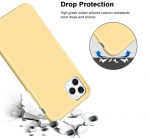 Hoesje geschikt voor iPhone 11 Hoesje - Siliconen Backcover - Geel