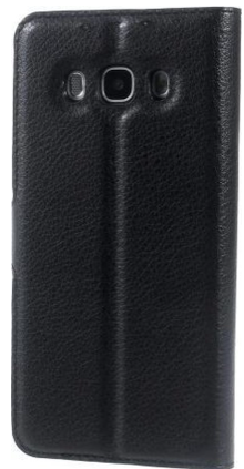 LuxeBass Bookcase geschikt voor Samsung Galaxy J5 (2016 - Zwart