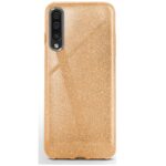 LuxeBass hoesje geschikt voor Samsung Galaxy A21S - Glitter Siliconen - Goud