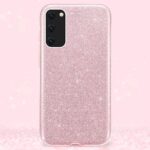 LuxeBass Hoesje geschikt voor Samsung Galaxy A51 - Glitter Siliconen - Roze