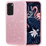 LuxeBass Hoesje geschikt voor Samsung Galaxy A51 - Glitter Siliconen - Roze