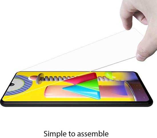 Screenprotector geschikt voor Samsung Galaxy A31 [ 3 Pack ]