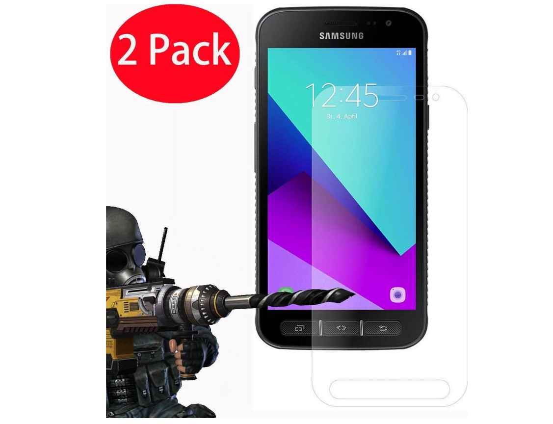 Screenprotector geschikt voor Samsung Galaxy Xcover 4 / 4S [ 2 Pack ]