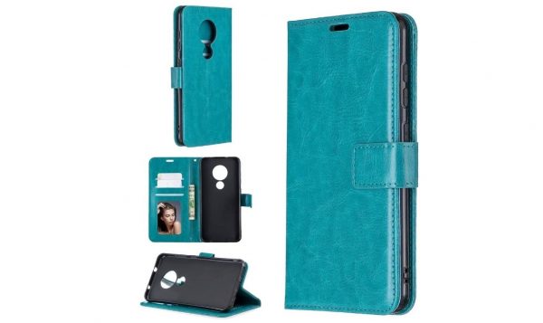 Hoesje geschikt voor Nokia 3.4 - Bookcase Turquoise - portemonnee hoesje