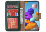 Hoesje geschikt voor Samsung Galaxy A21S - Bookcase Groen - portemonnee hoesje