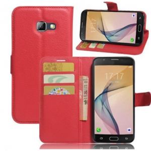 Hoesje geschikt voor Samsung Galaxy A5 2017 - Bookcase Rood - portemonnee hoesje
