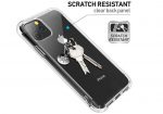 LuxeBass hoesje geschikt voor iPhone 12 Pro Hoesje Anti-Shock TPU Siliconen Soft Case + 2X Tempered Glass Screenprotector