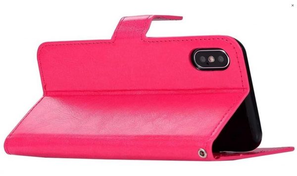 Hoesje geschikt voor iPhone XR - Bookcase Roze - portemonnee hoesje