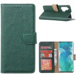 Hoesje geschikt voor Motorola Edge Plus - Bookcase Groen - portemonnee hoesje