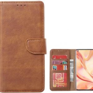 Hoesje geschikt voor Motorola Moto G 5G - Bookcase Bruin - portemonnee hoesje