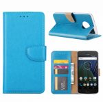 Hoesje geschikt voor Motorola Moto G6 Plus - Bookcase Turquoise - portemonnee hoesje