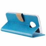 Hoesje geschikt voor Motorola Moto G6 Plus - Bookcase Turquoise - portemonnee hoesje
