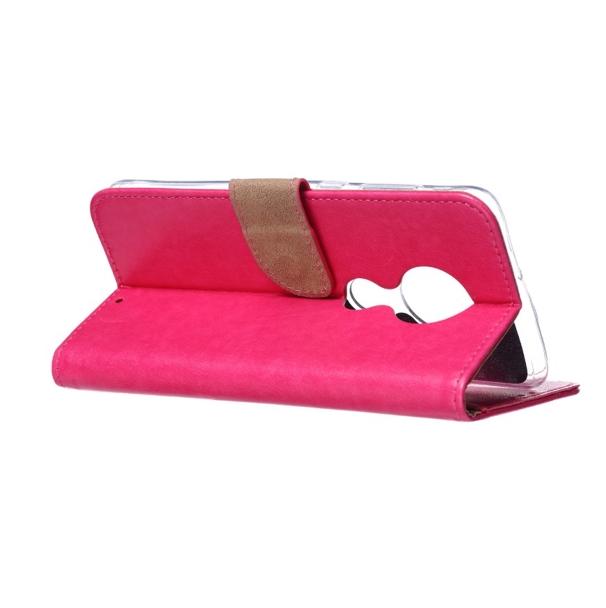 Hoesje geschikt voor Motorola Moto G7 / G7 Plus - Bookcase Roze - portemonnee hoesje