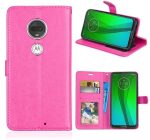 Hoesje geschikt voor Motorola Moto G7 / G7 Plus hoesje book case roze