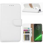 Hoesje geschikt voor Motorola Moto G7 Power - Bookcase Wit - portemonnee hoesje